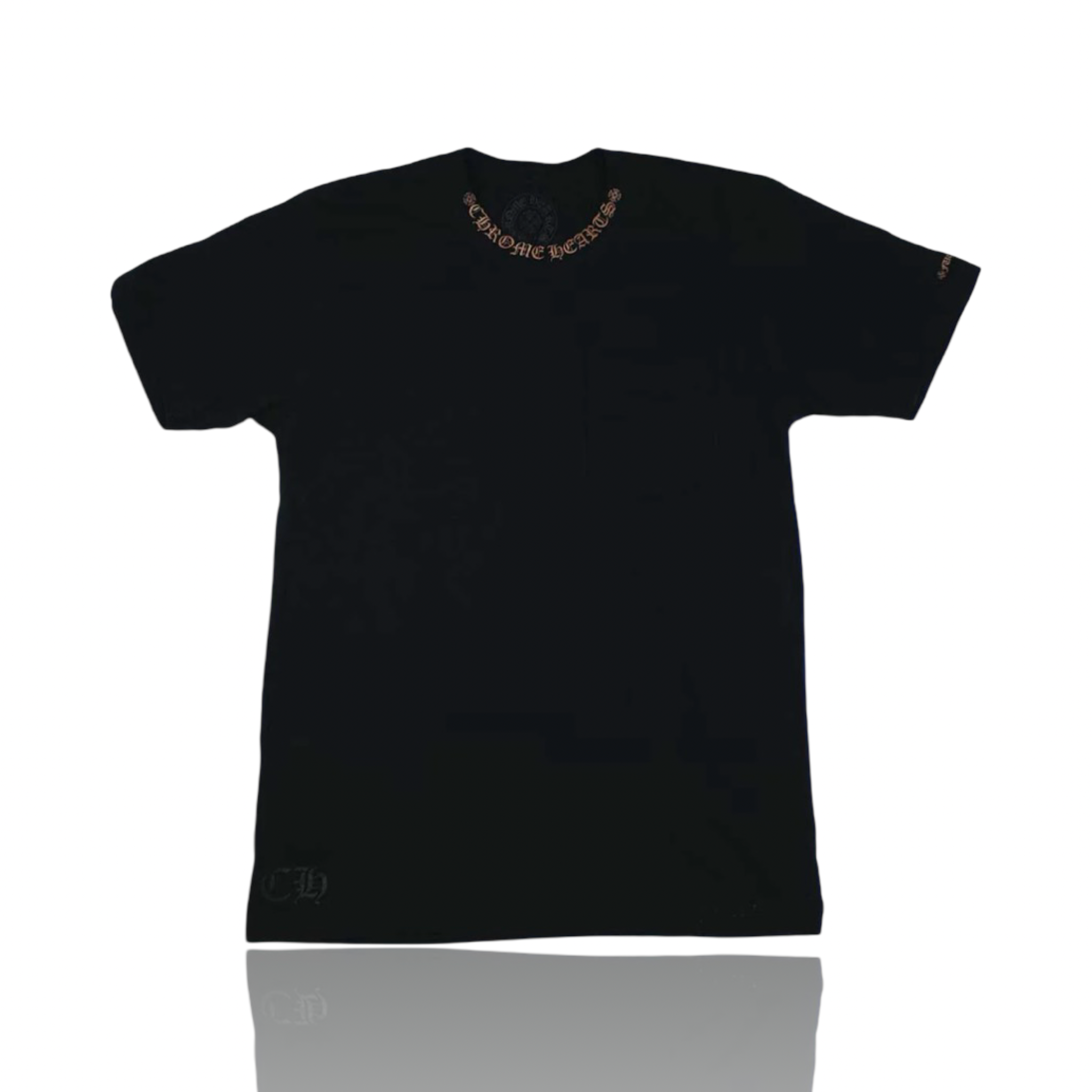 Chrome Hearts Neck Logo Brown/Black Tee