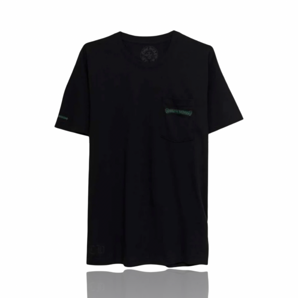 Chrome Hearts Cemetery Cross Tee Black/Green