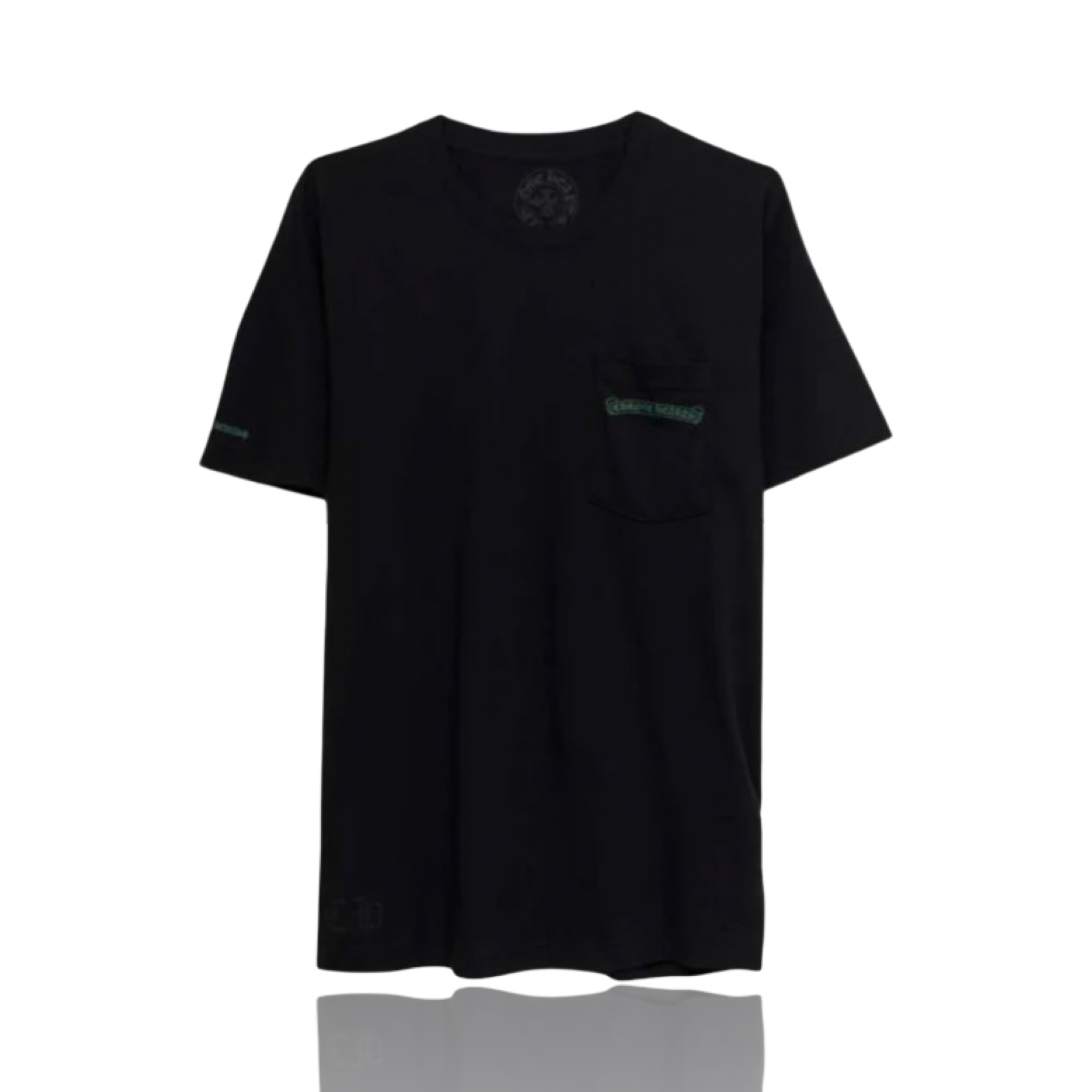 Chrome Hearts Cemetery Cross Tee Black/Green