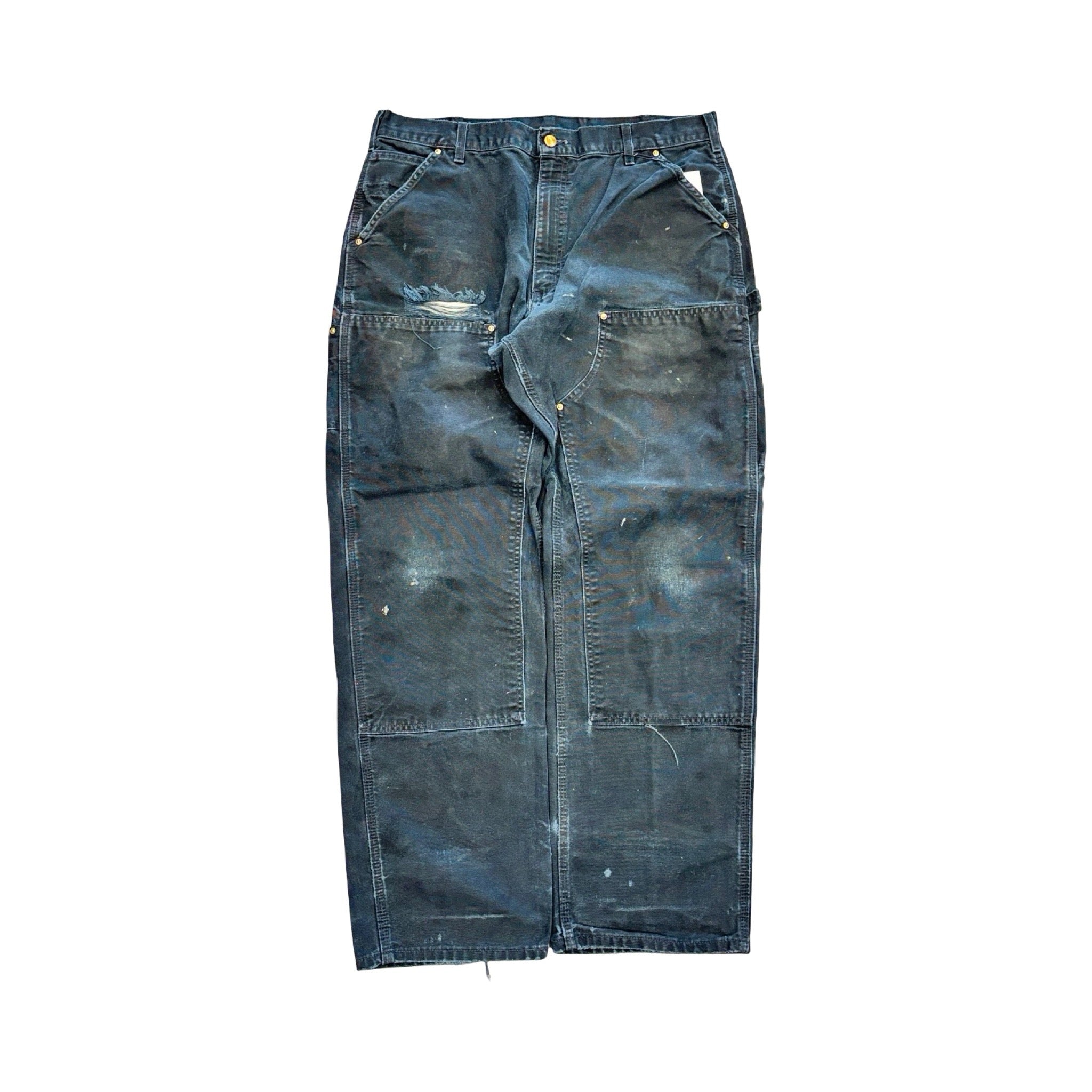 Carhartt Jeans Double Knee Navy Washed