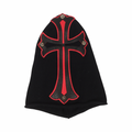Chrome Hearts Leather Cross Cashmere Mask