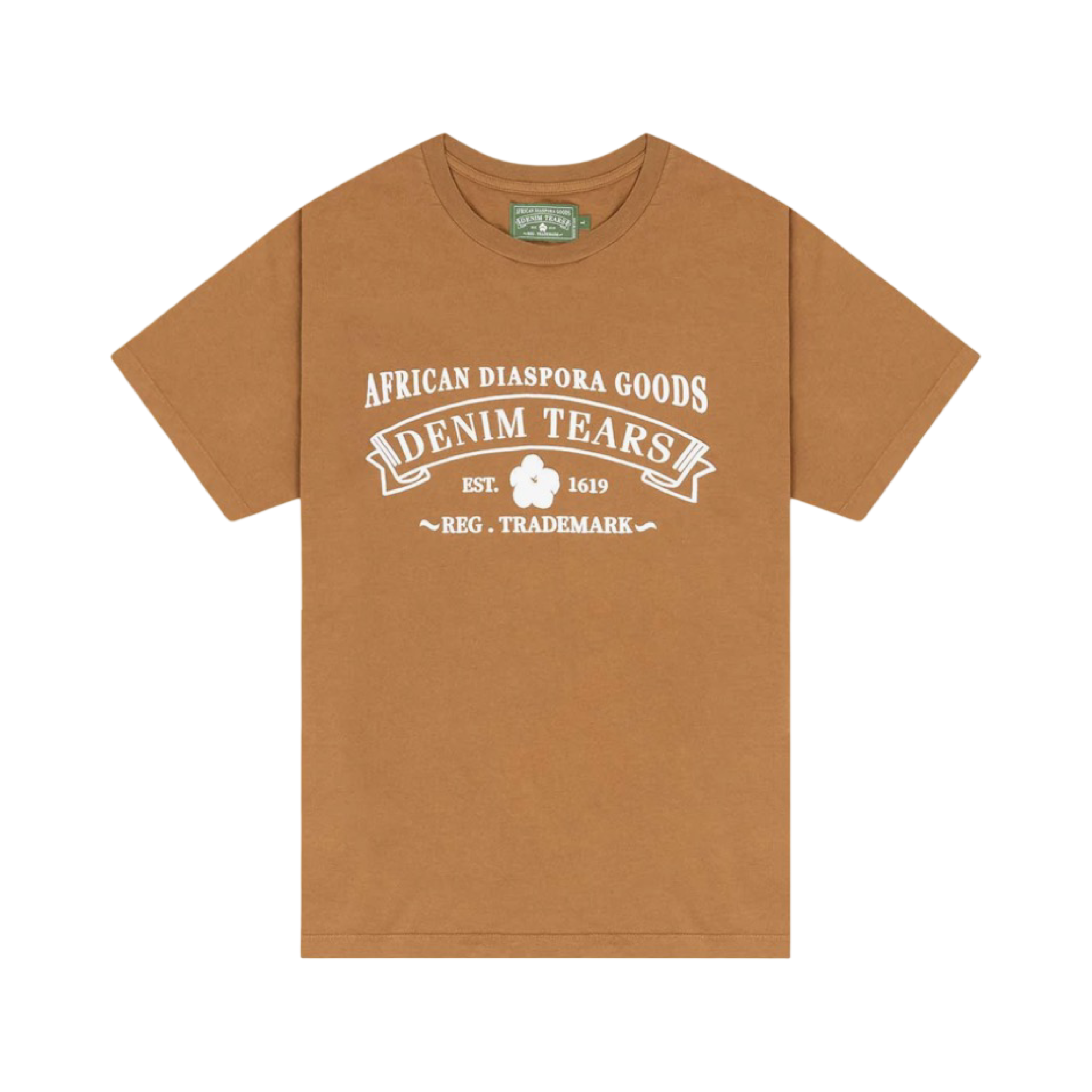 Denim Tears Washed Brown Tee