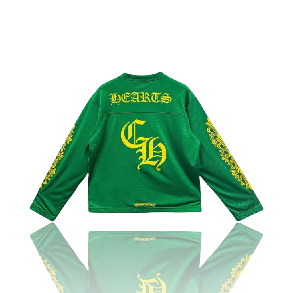Chrome Hearts Stadium Mesh Longsleeve Jersey Green