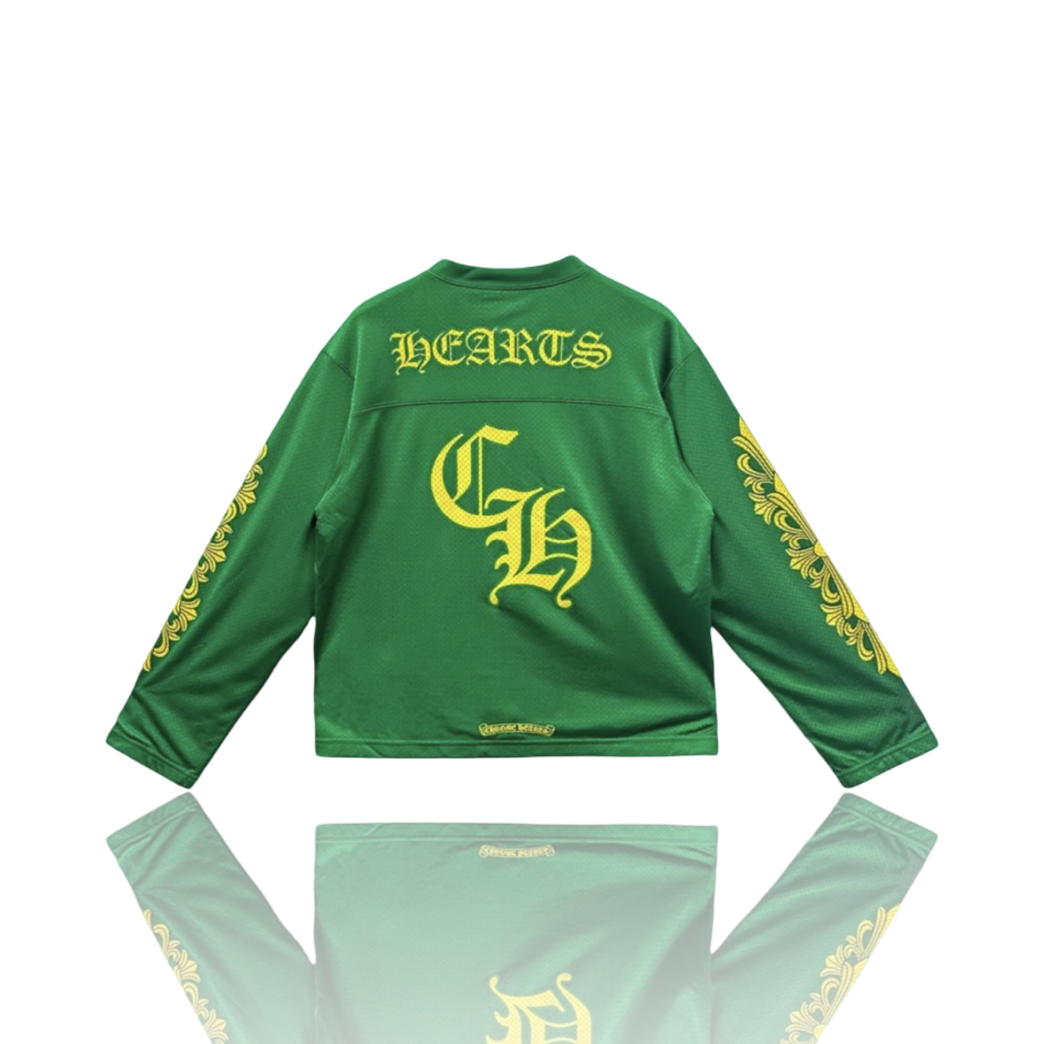 Chrome Hearts Stadium Mesh Longsleeve Jersey Green