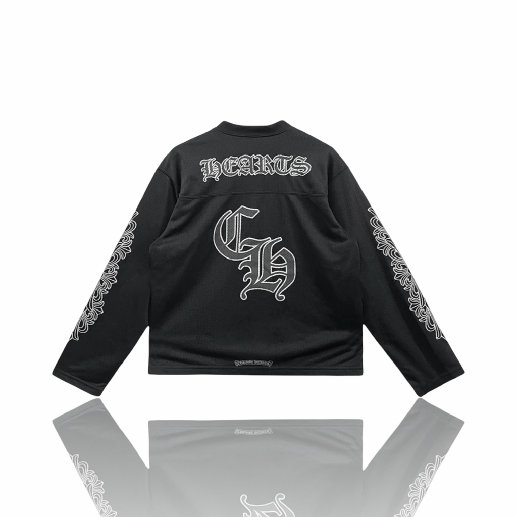 Chrome Hearts Stadium Mesh Longsleeve Jersey Black
