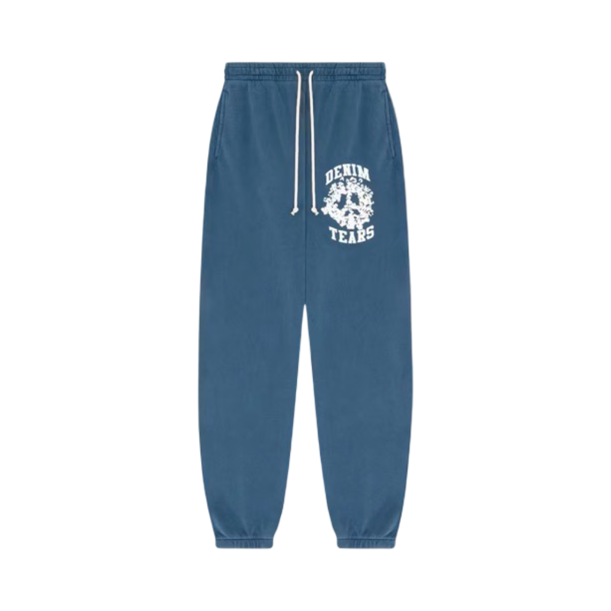 Denim Tears Cotton Wreath Peace University Sweatpant Blue/White
