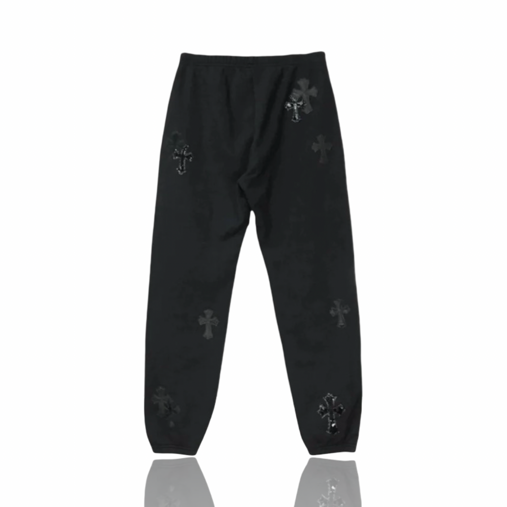 Chrome Hearts Pony Hair Cross Sweats Black