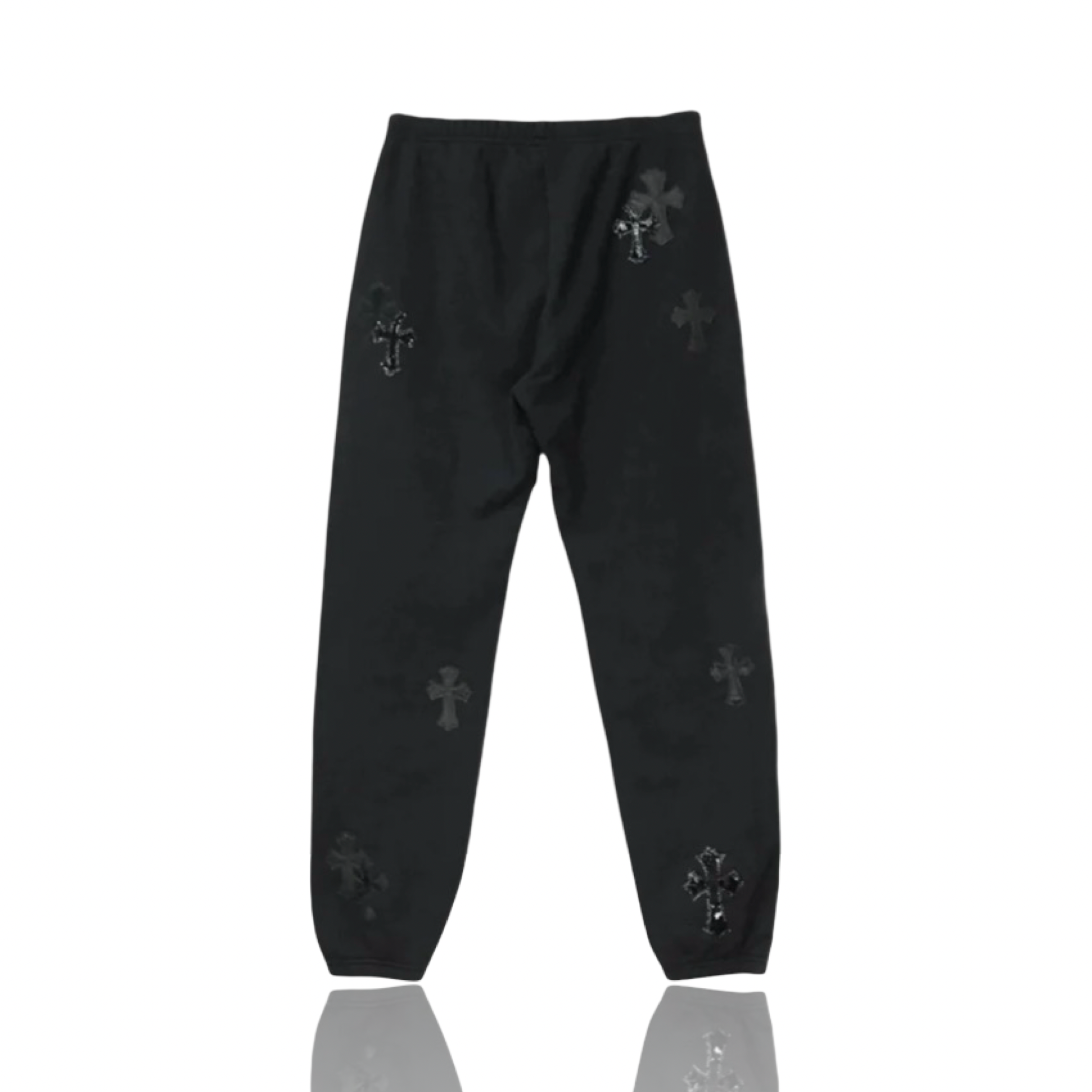 Chrome Hearts Pony Hair Cross Sweats Black
