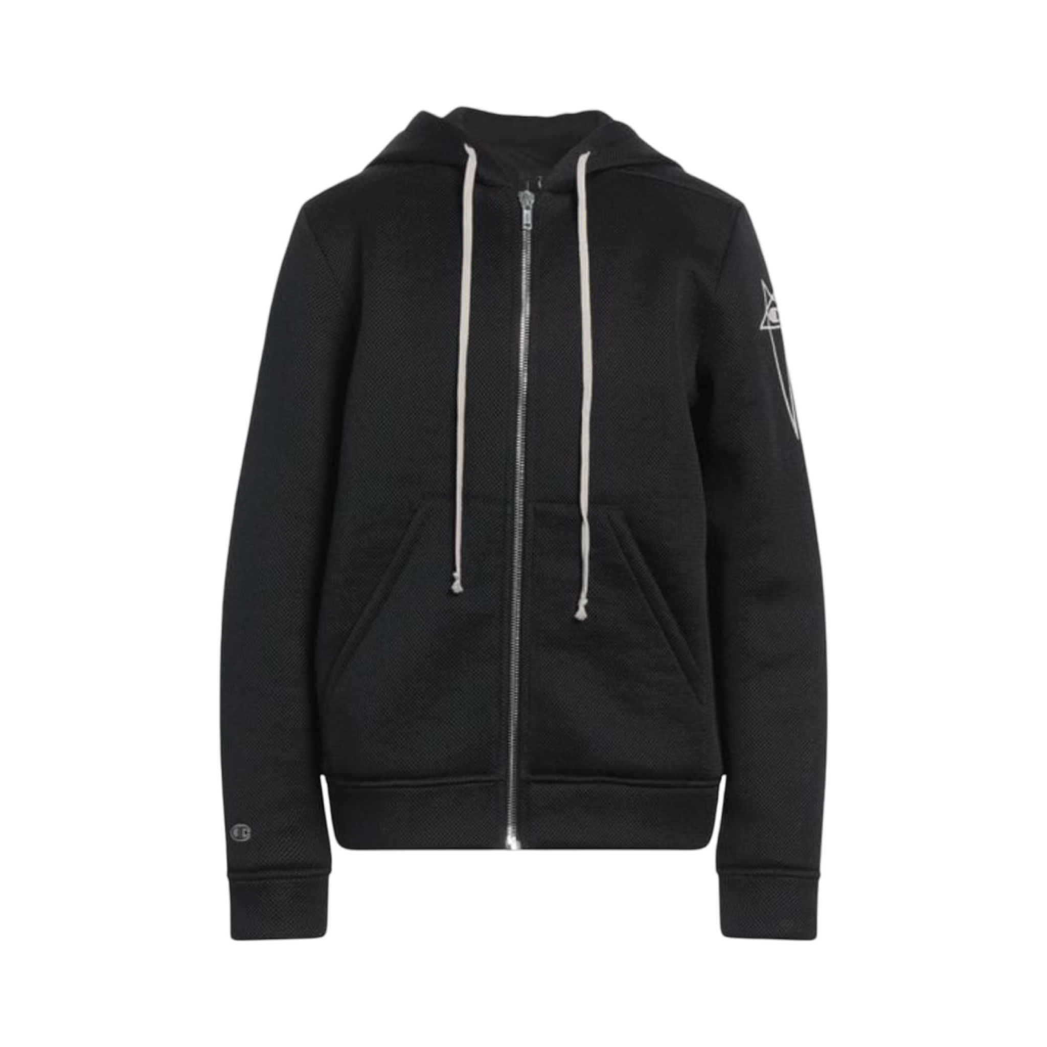 Rick Owens Champion Zip Black