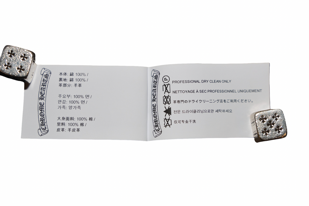 Chrome Hearts Double Knee Leather Cross Patch Shorts Brown