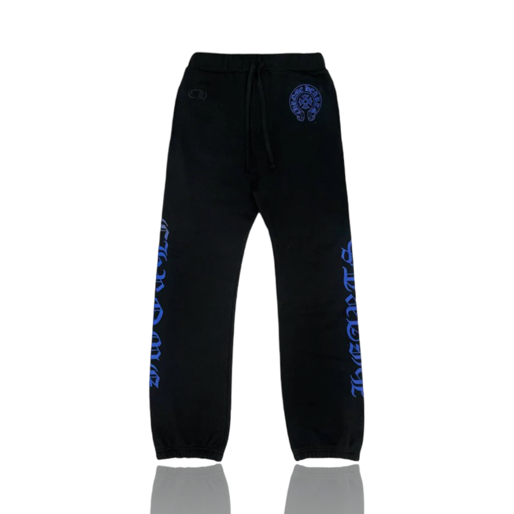 Chrome Hearts Horseshoe Logo Sweatpants Blue/Black