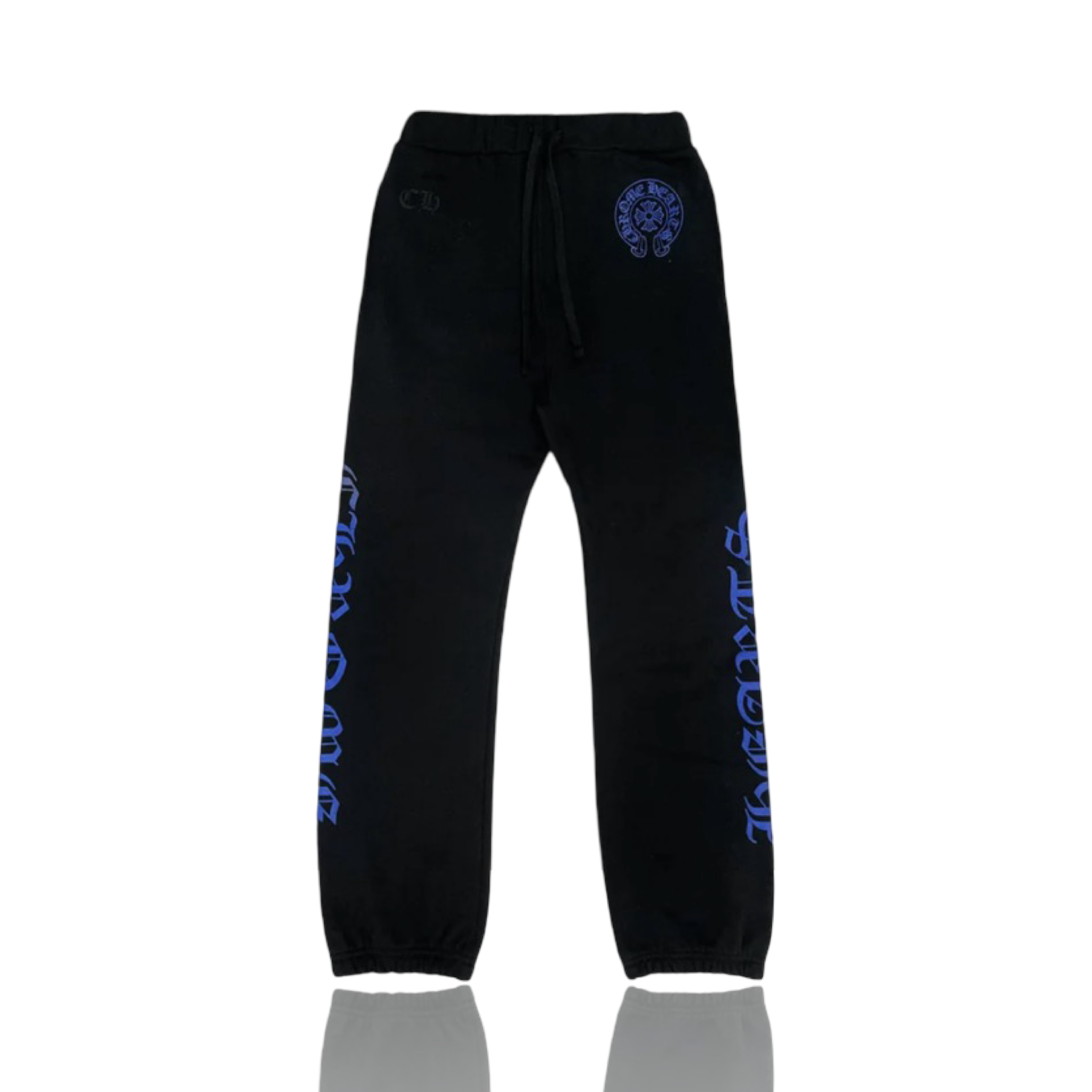 Chrome Hearts Horseshoe Logo Sweatpants Blue/Black