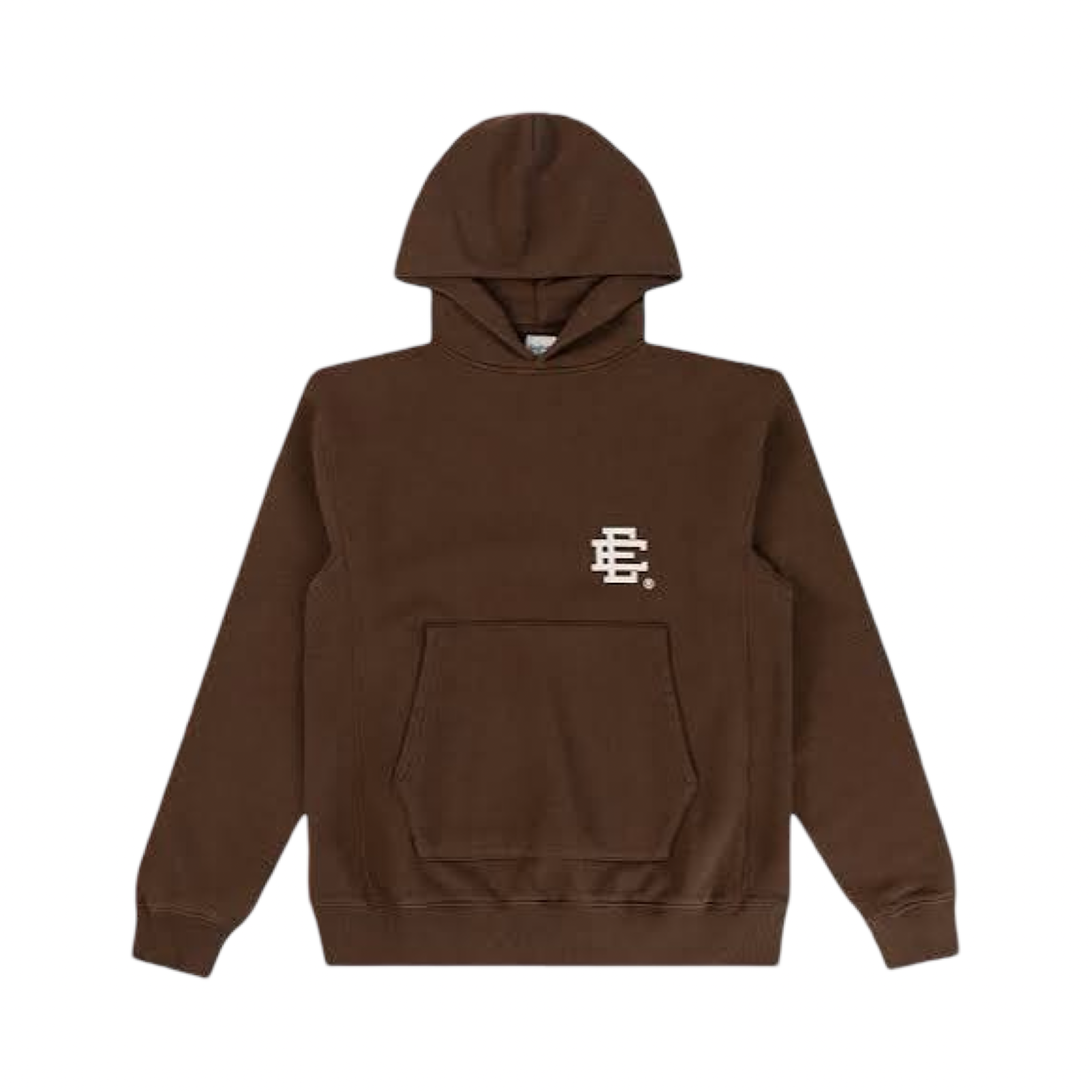 Eric Emanuel Basic Hoodie Brown/White