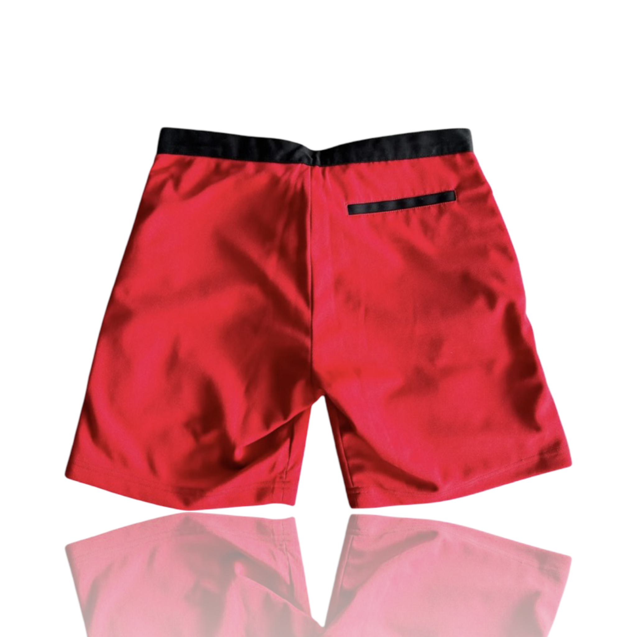 Chrome Hearts Matty Boy Red Chomper Patch Shorts