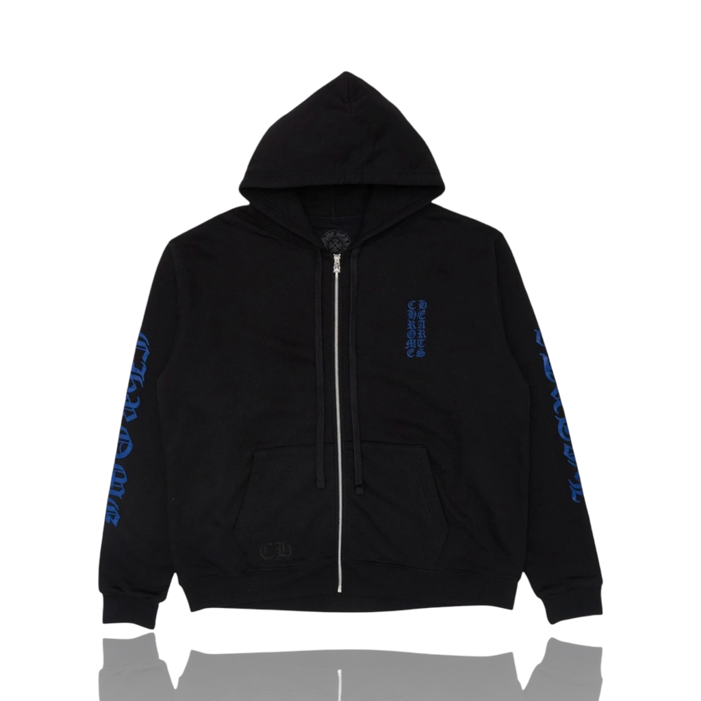 Chrome Hearts Vertical Zip Up Black/Blue