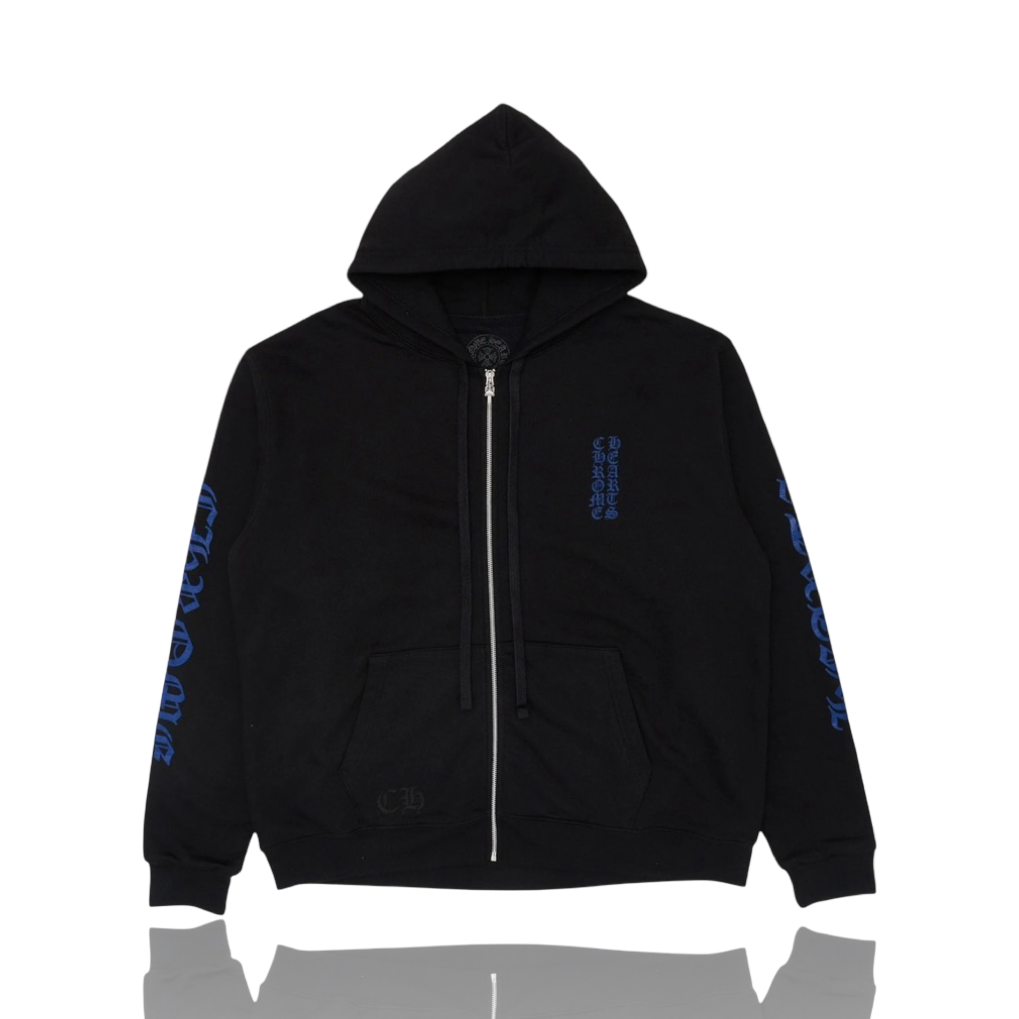 Chrome Hearts Vertical Zip Up Black/Blue
