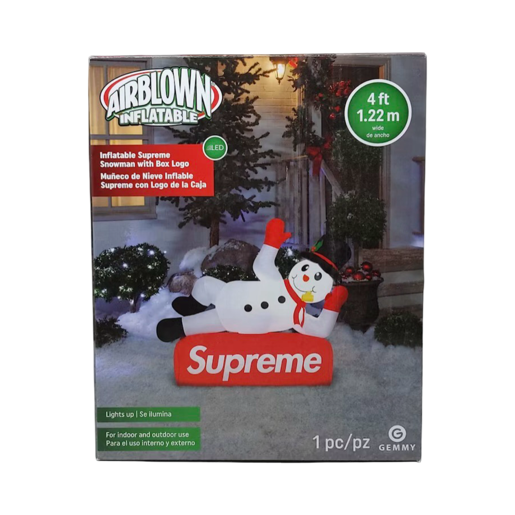 Supreme Large Inflatable Snowman White
