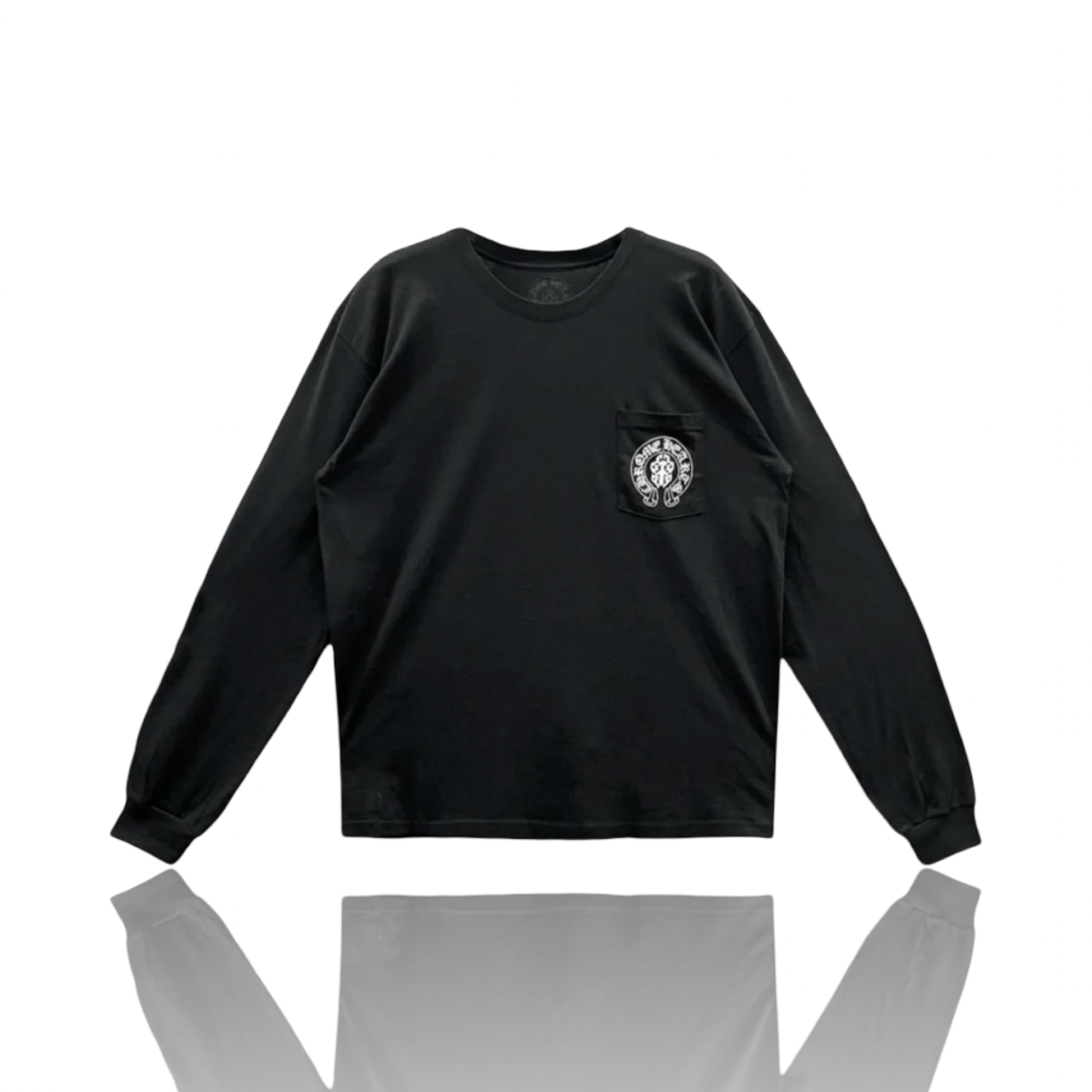 Chrome Hearts American Flag Dagger Logo Longsleeve Black