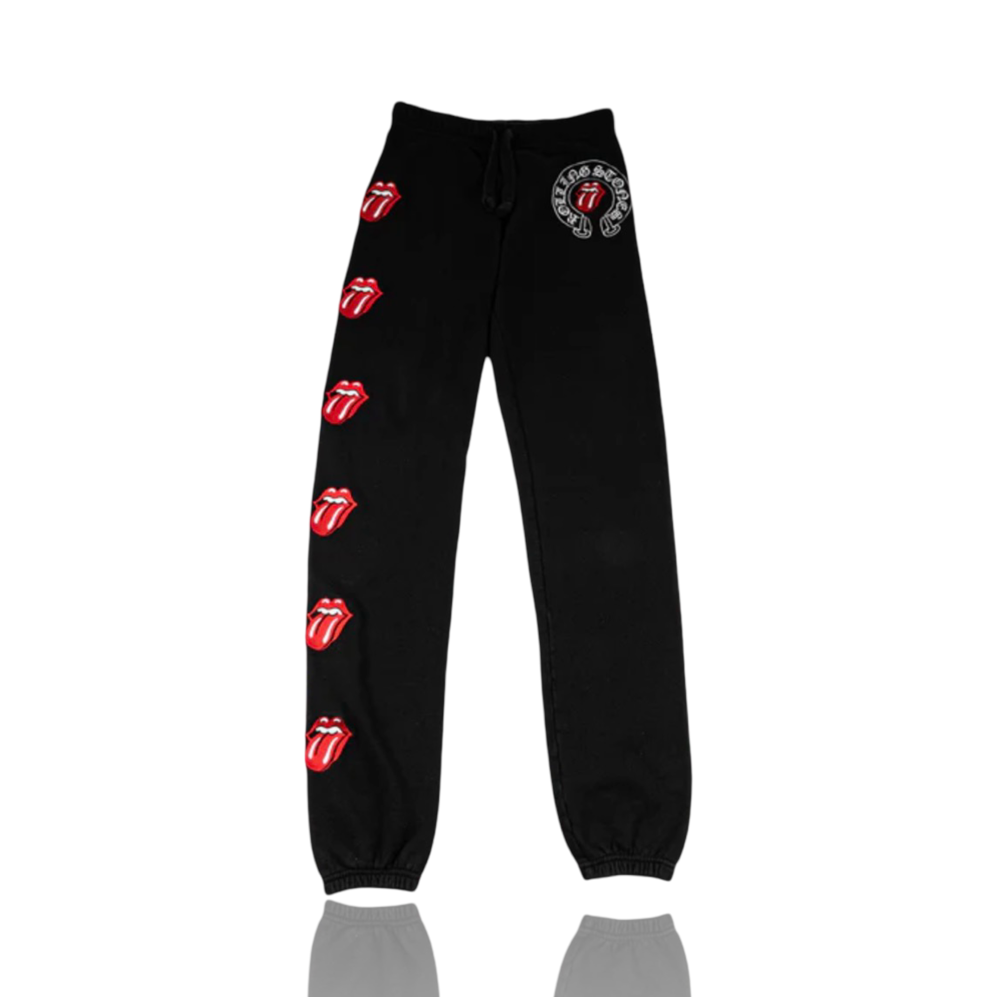 Chrome Hearts Rolling Stones Sweatpants Black/Red