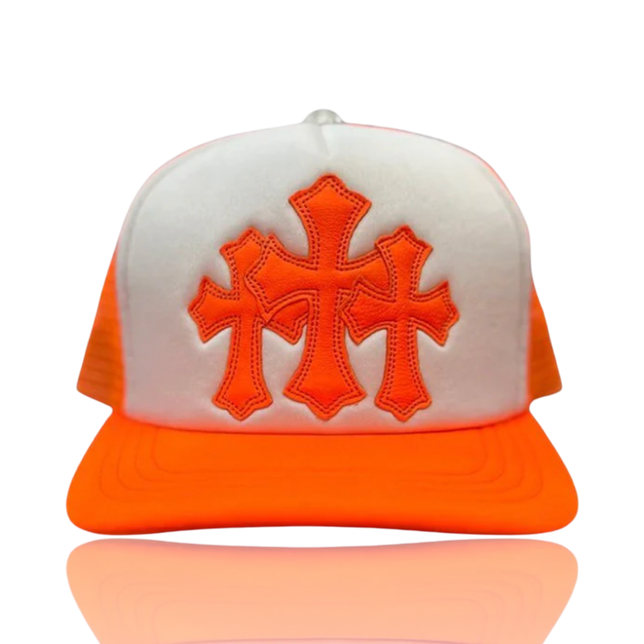 Chrome Hearts Miami Ultra Cemetery Orange Trucker