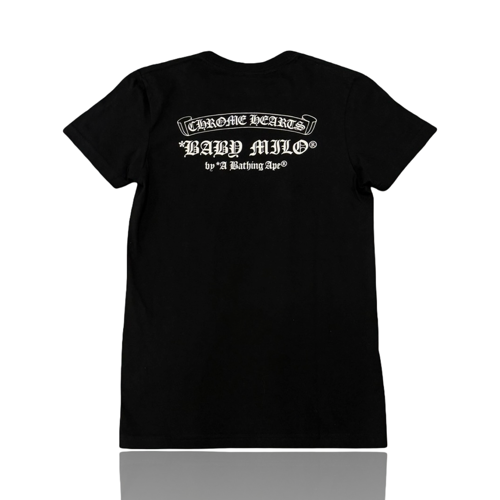 Chrome Hearts X Bape Baby Milo Tee Black