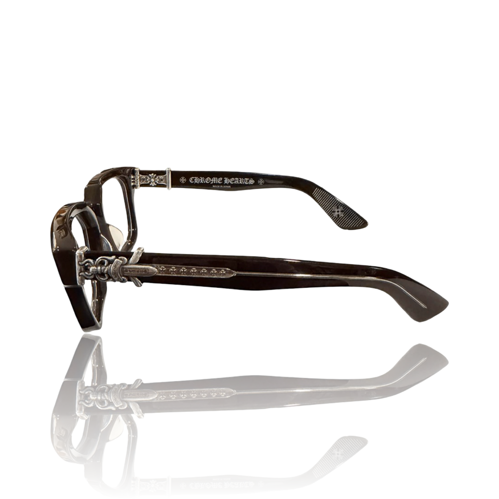 Chrome Hearts Vagillionaire Glasses Brown