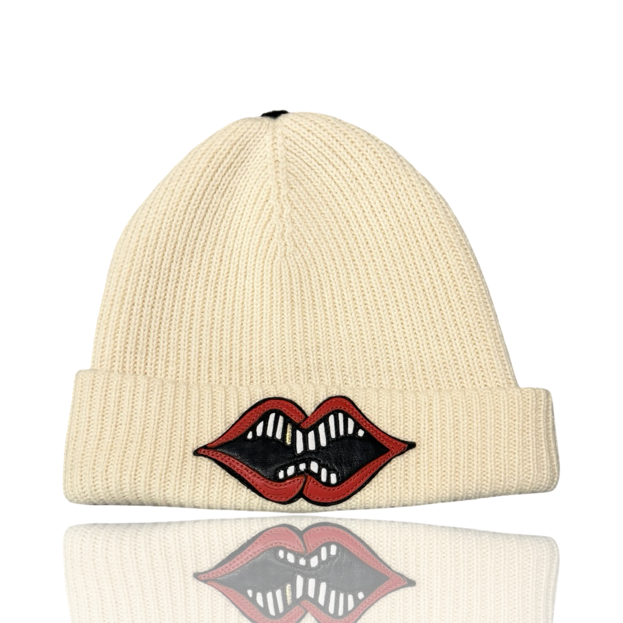 Chrome Hearts Matty Boy Chomper Beanie Cream