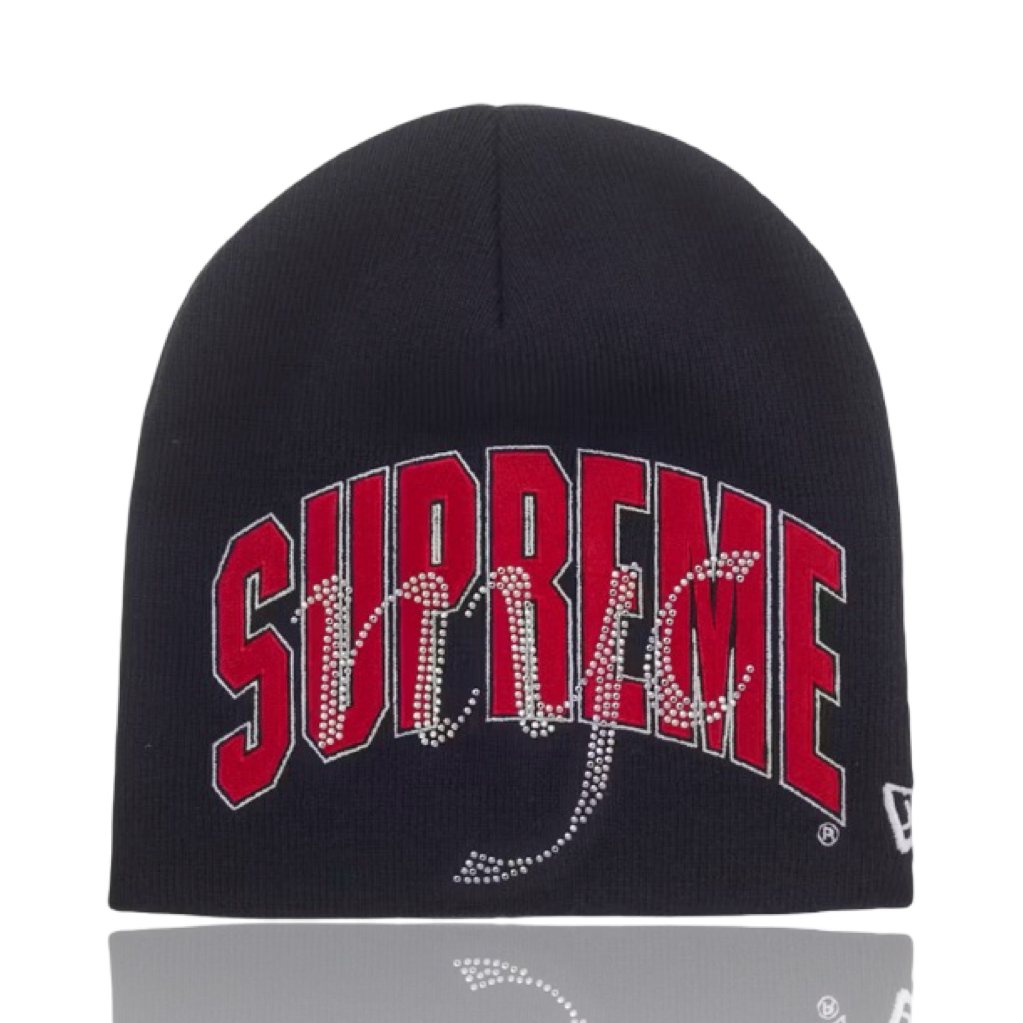 Supreme New Era Rhinestone Beanie
