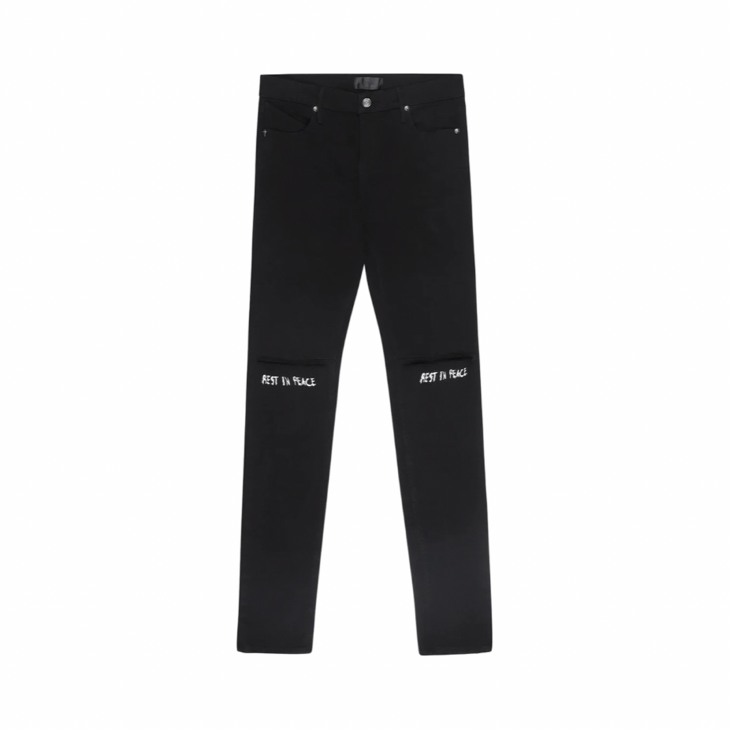 RTA Bryant Jeans Black Rest In Peace