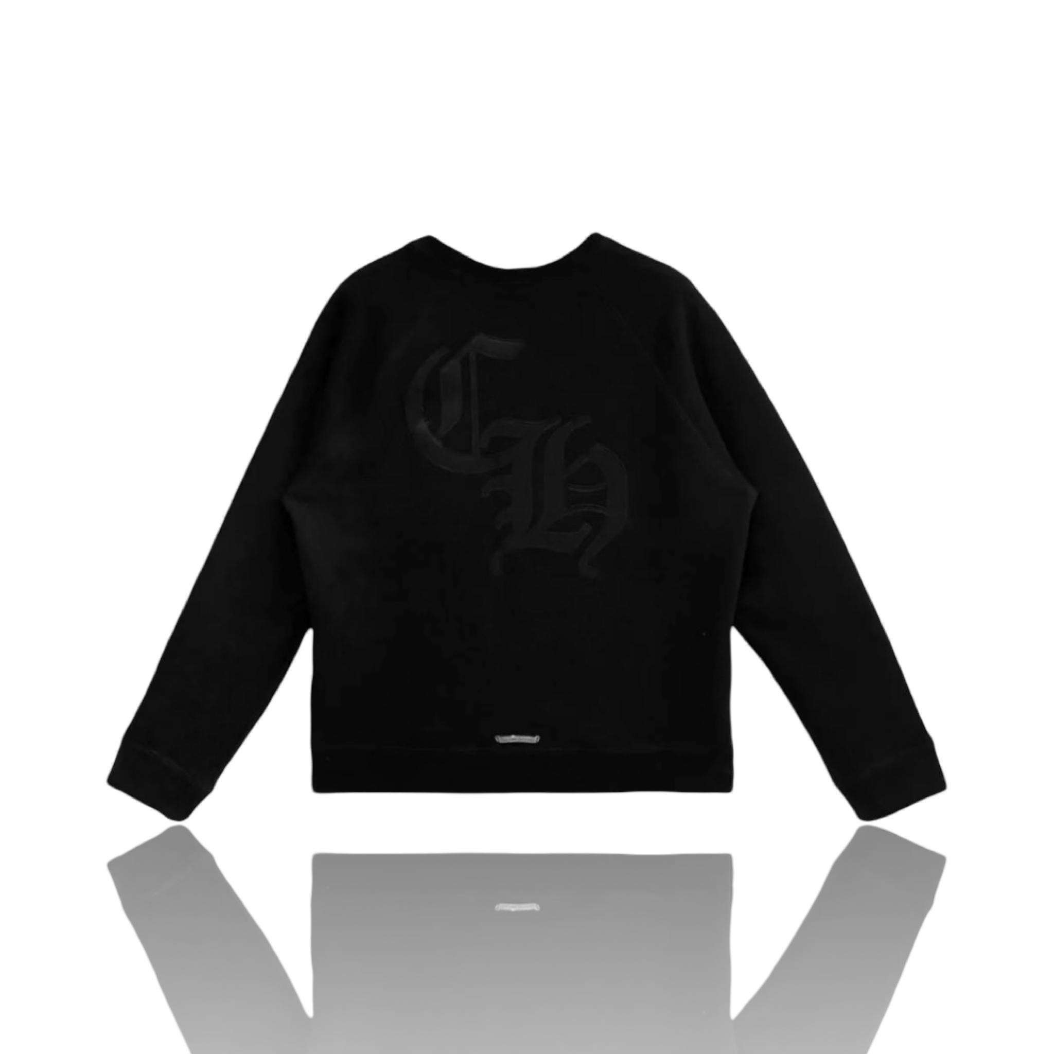 Chrome Hearts Nylon Patch Triple Cross Crewneck Black