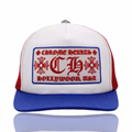 Chrome Hearts CH Hollywood Trucker Red/White/Blue