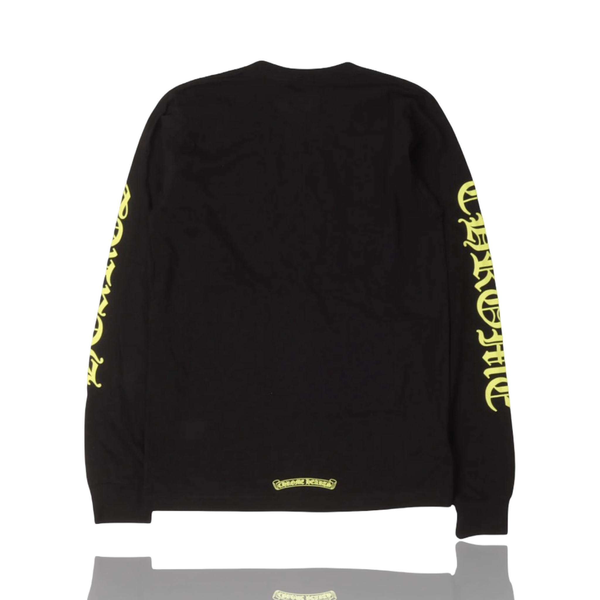 Chrome Hearts Yellow Neck Logo Longsleeve