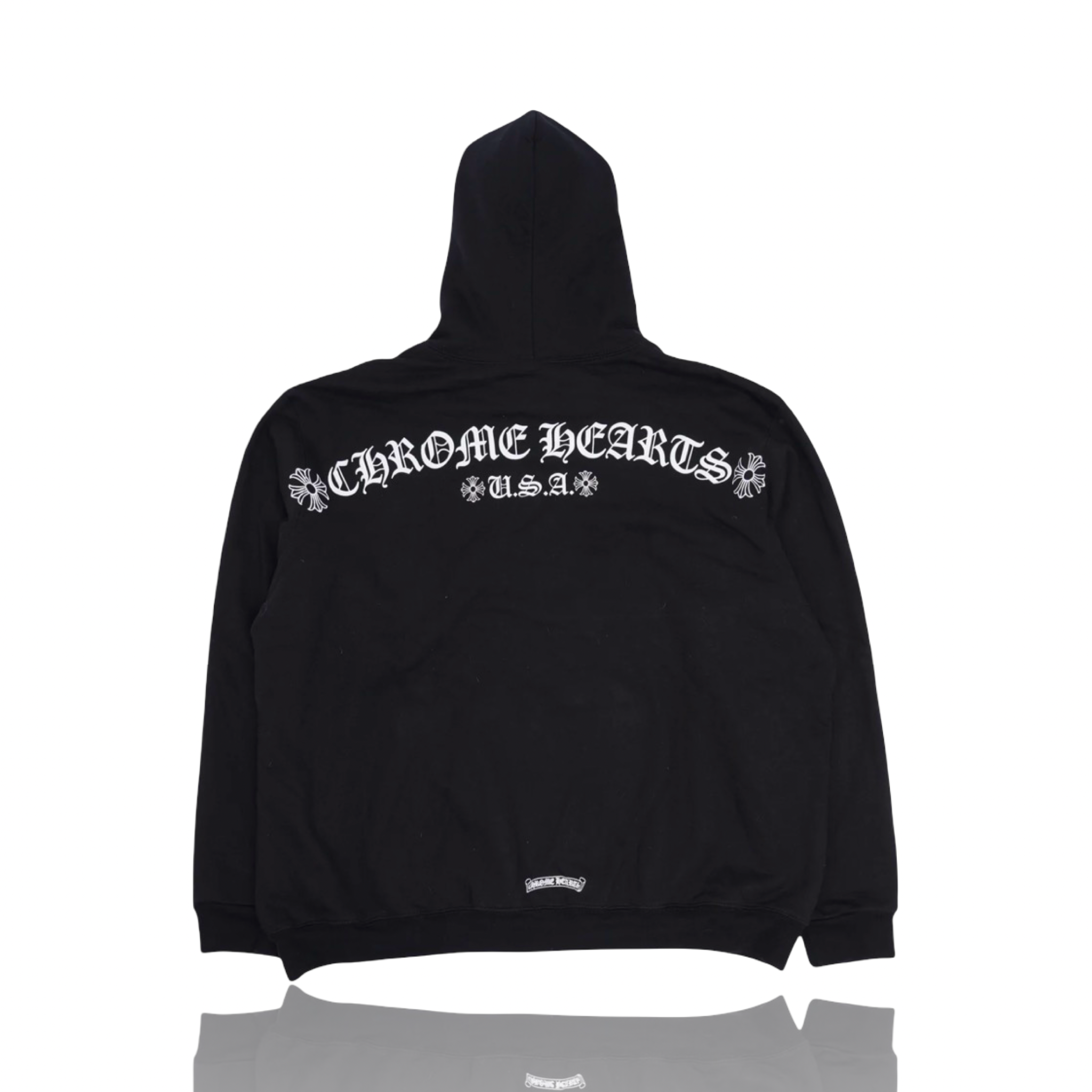 Chrome Hearts T Bar Zip Up Black