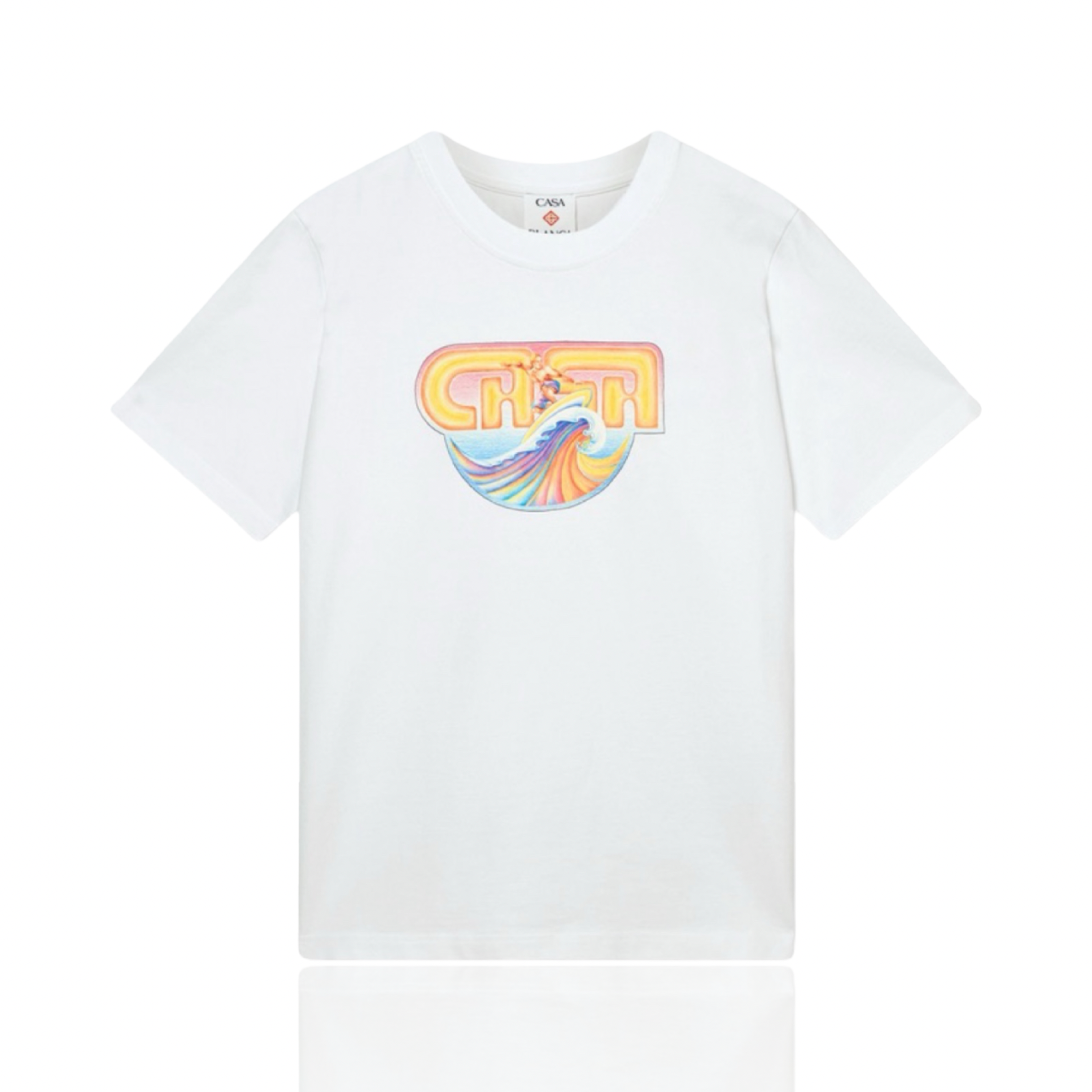 Casablanca Surf Printed Tee White