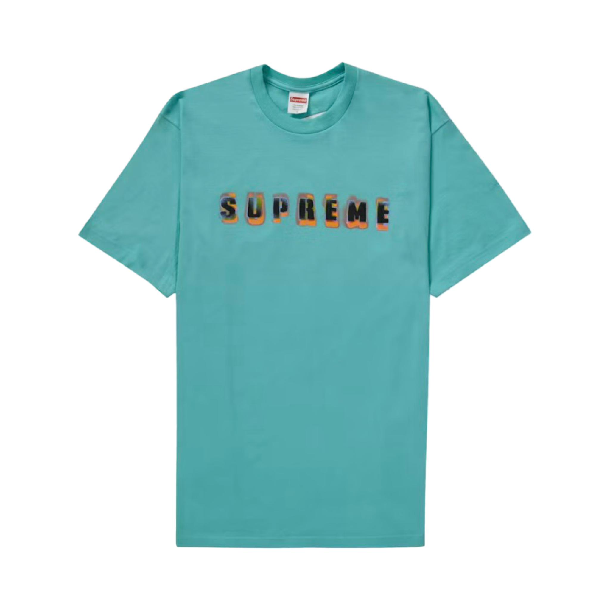 Supreme Stencil Tee Teal