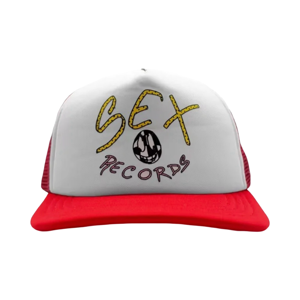 Chrome Hearts Matty Boy Graffiti Trucker Red