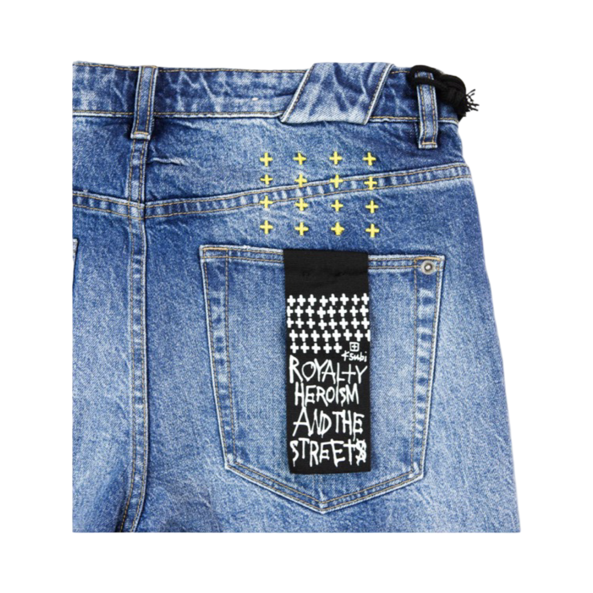 Ksubi Chitch Hero Yellow Jeans