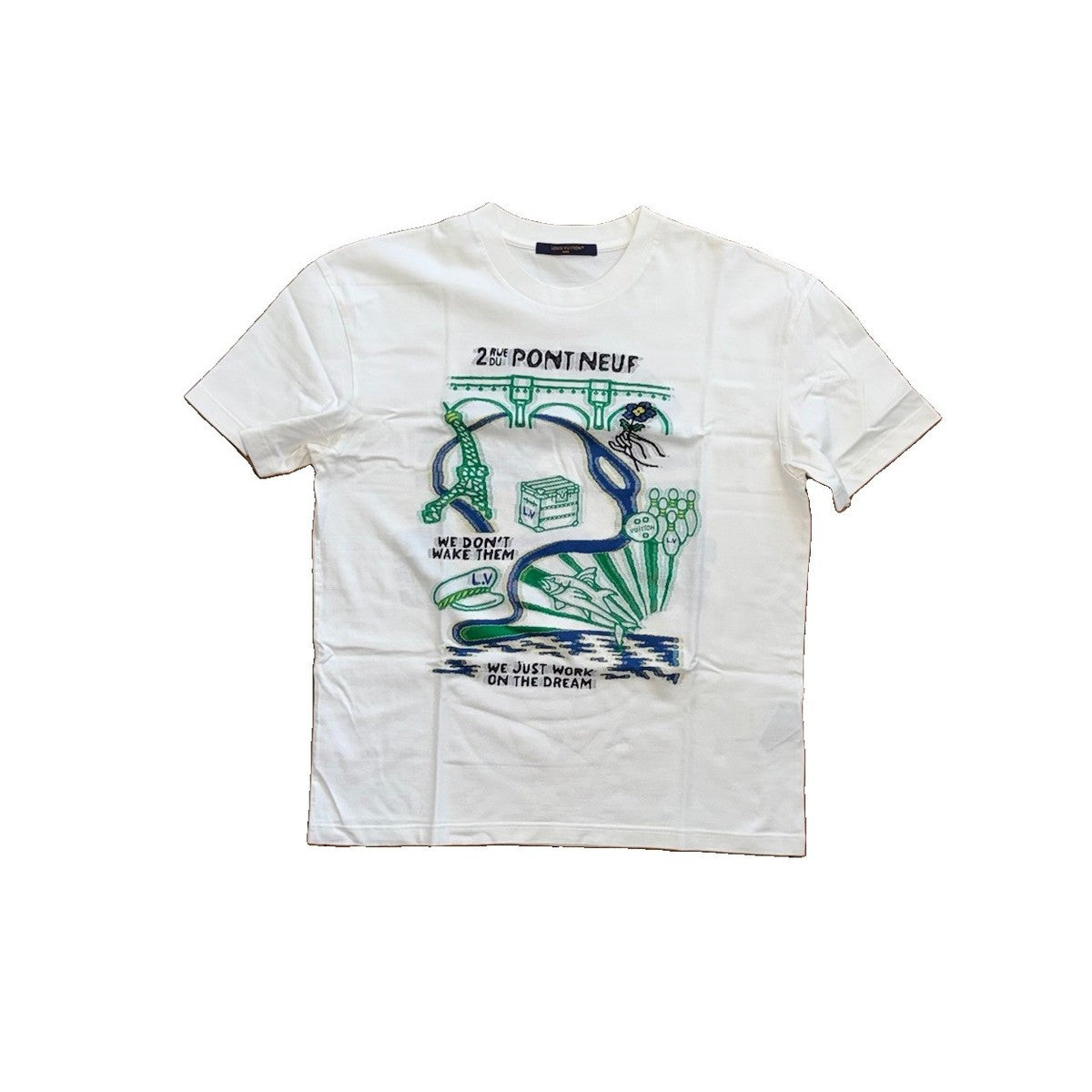 Louis Vuitton Pont Neuf Graphic Tee White