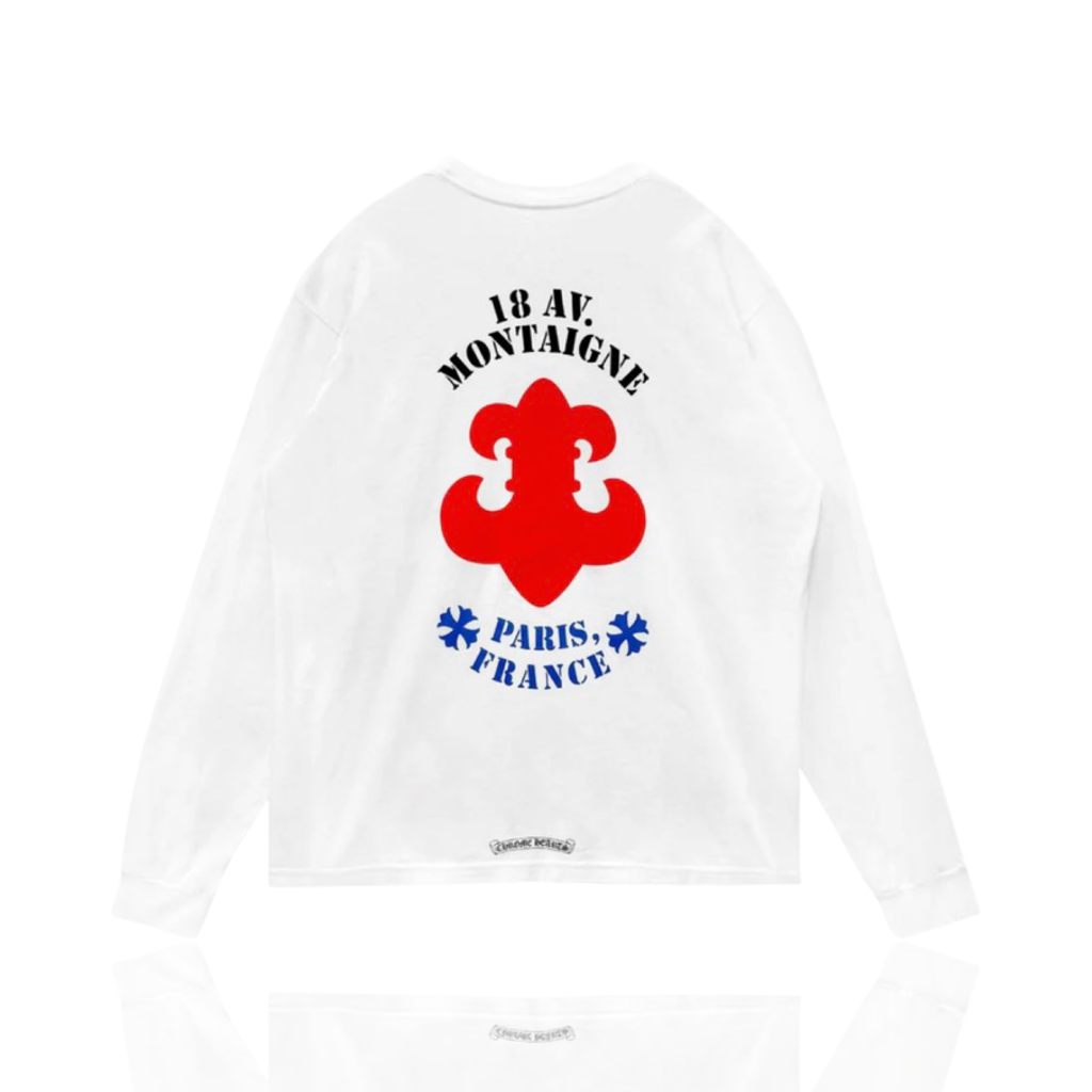 Chrome Hearts Paris Exclusive Le Fleur LongSleeve White