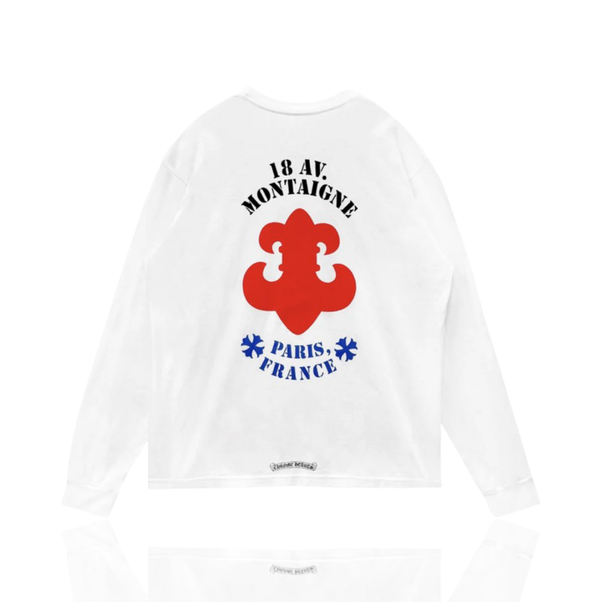 Chrome Hearts Paris Exclusive Le Fleur LongSleeve White