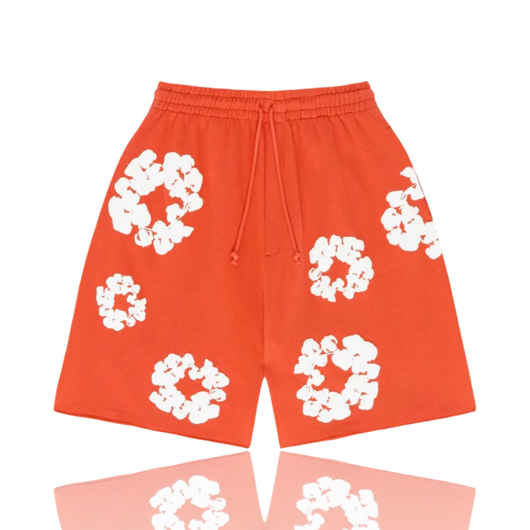 Denim Tears The Cotton Wreath Shorts Orange