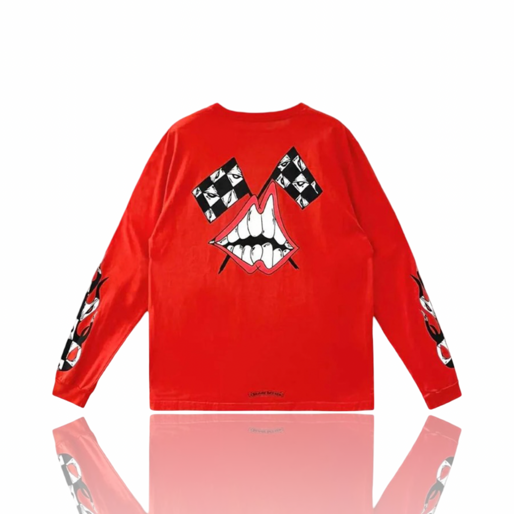 Chrome Hearts Matty Boy Chomper LongSleeve Red