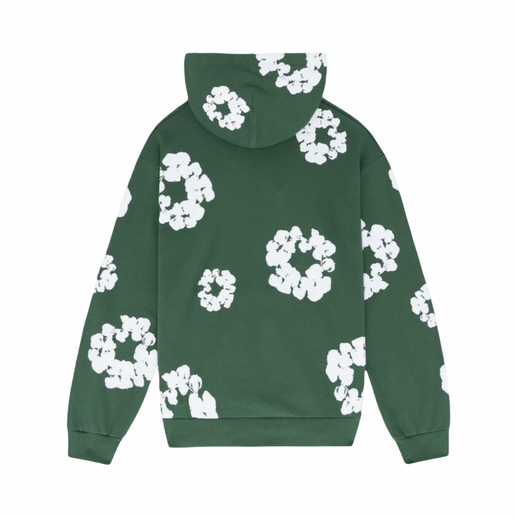 Denim Tears The Cotton Wreath Green Sweatshirt