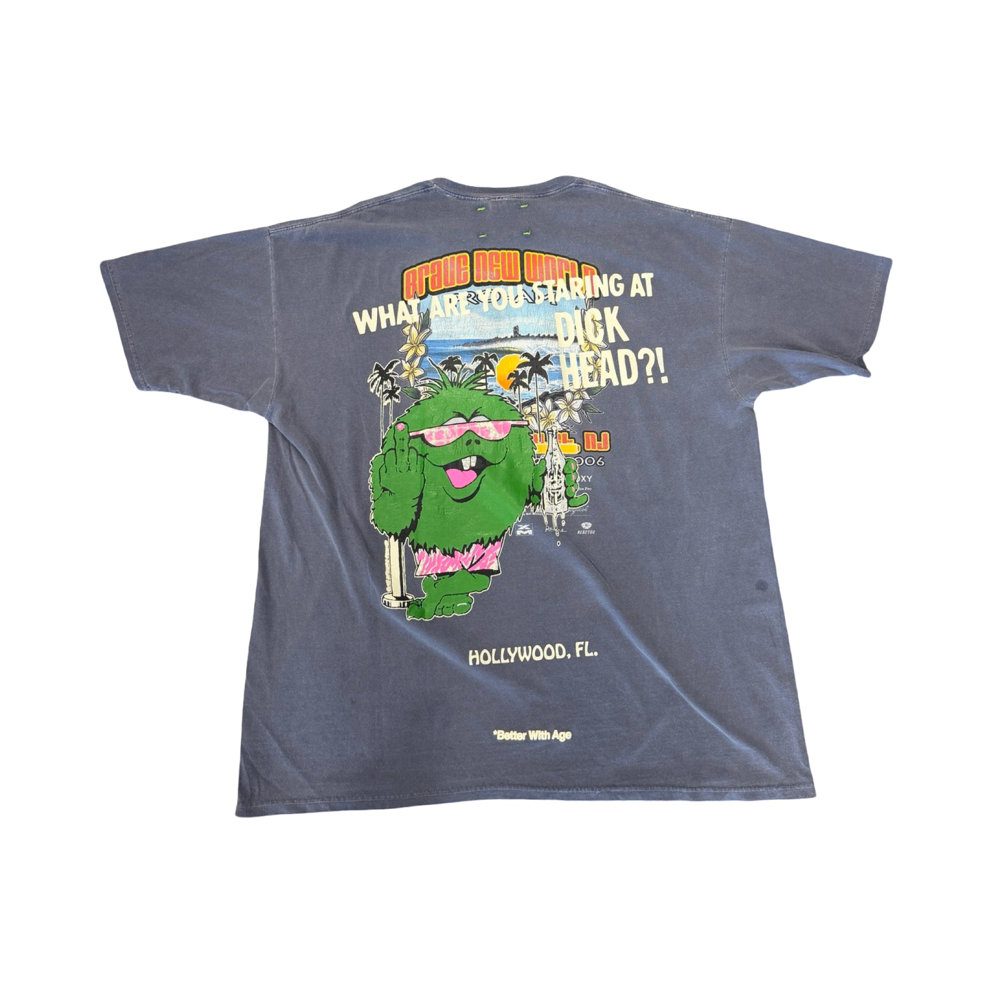 *Better With Age Dickhead Tee Blue