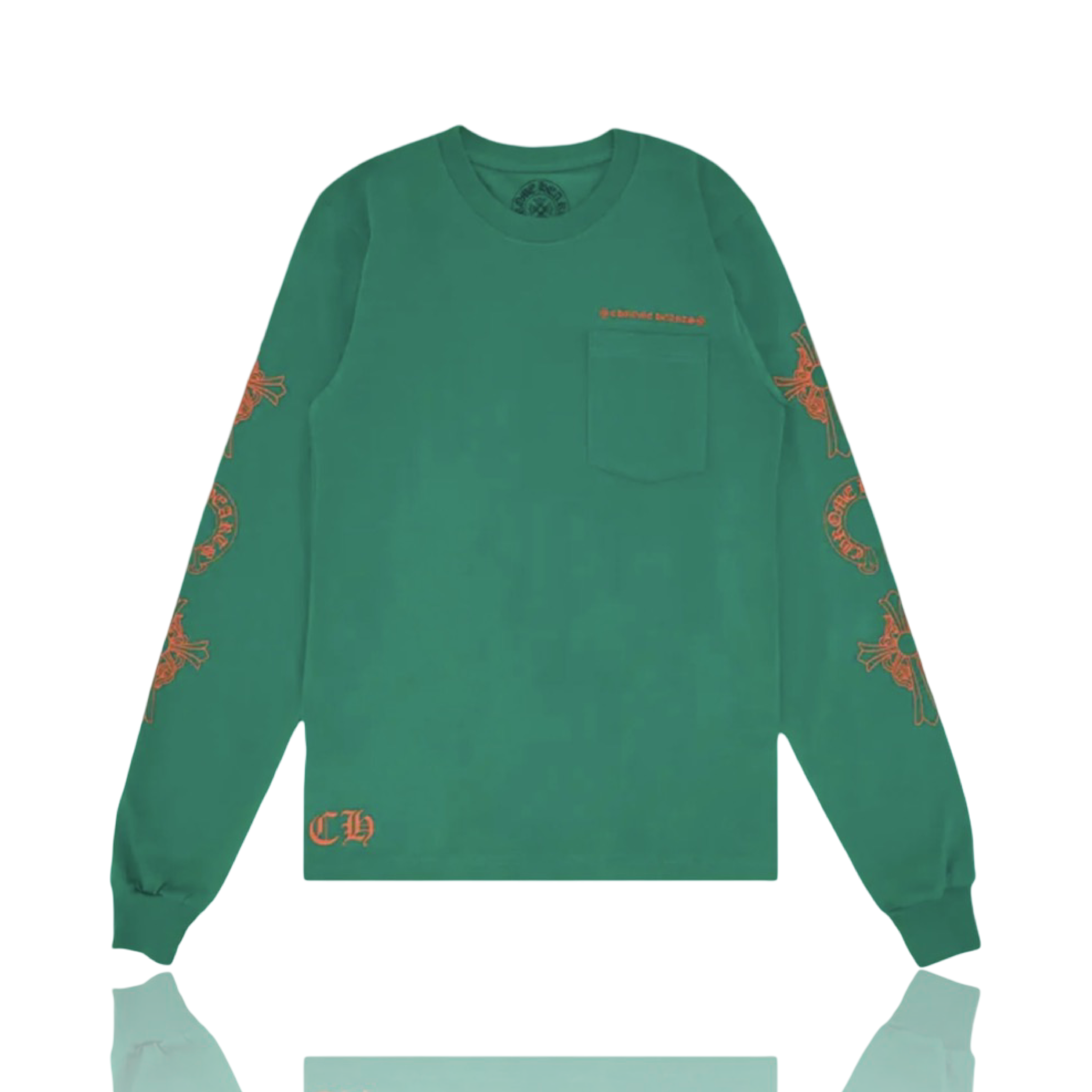 Chrome Hearts Multi Cross Horseshoe Longsleeve Green