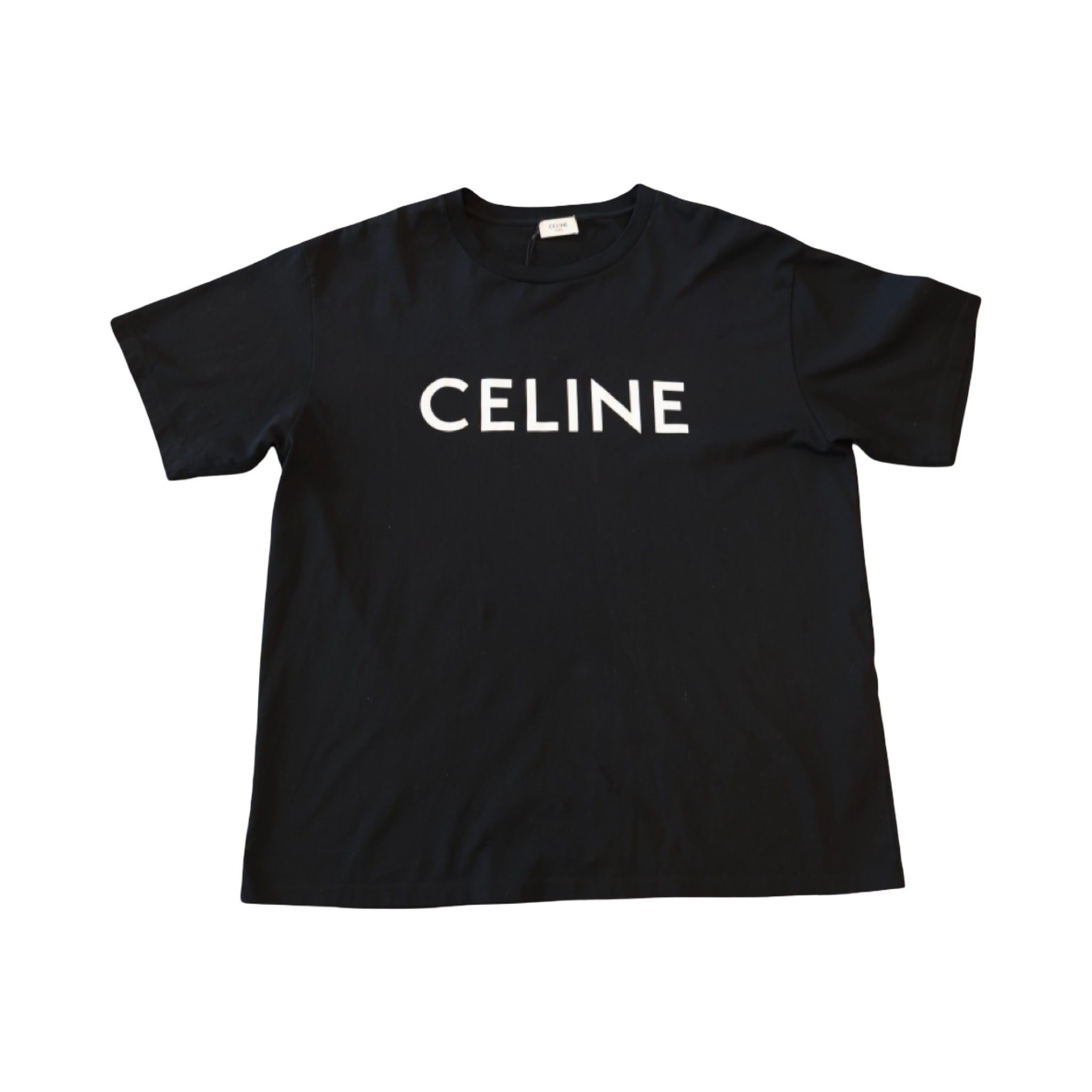 Celine Logo Black/White Tee