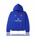 Balenciaga Manchester United Zip Up Hoodie Blue