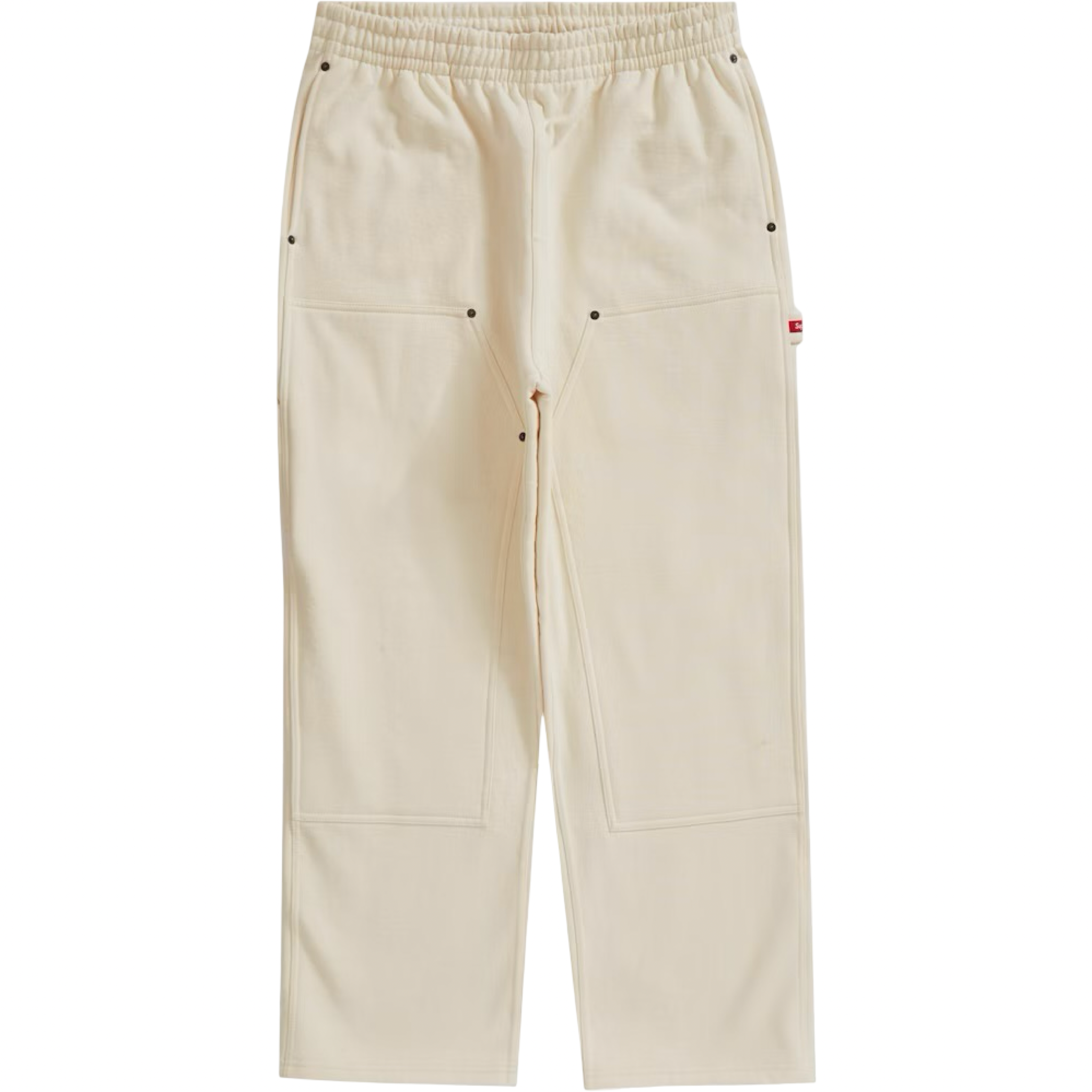 Supreme Double Knee Painter Sweatpants Natural