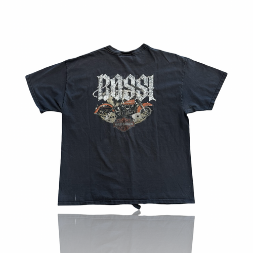 BOSSI Vintage Flame Davidson Tee Black