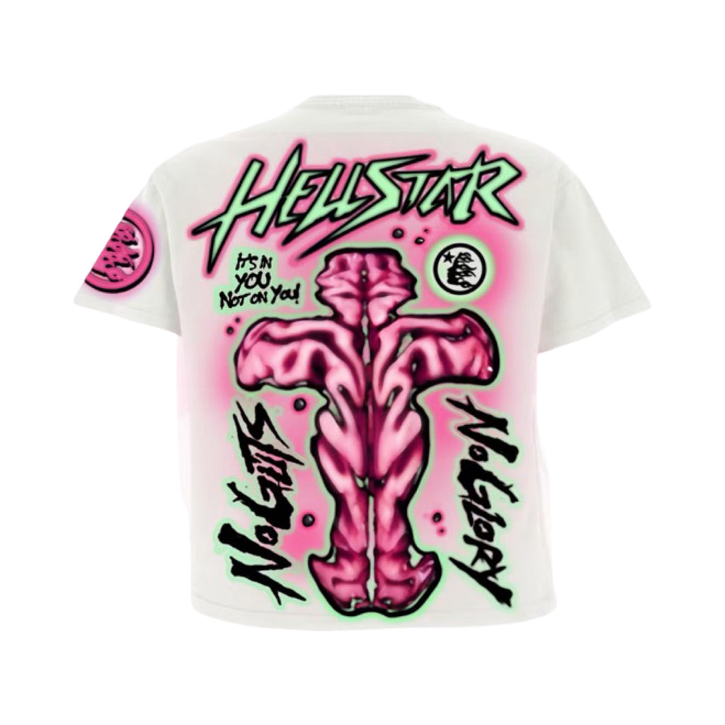 Hellstar No Guts No Glory T-Shirt White
